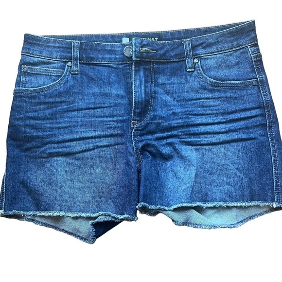 KUT Gidget  Fray Denim Short Size 6 - Picture 1 of 6